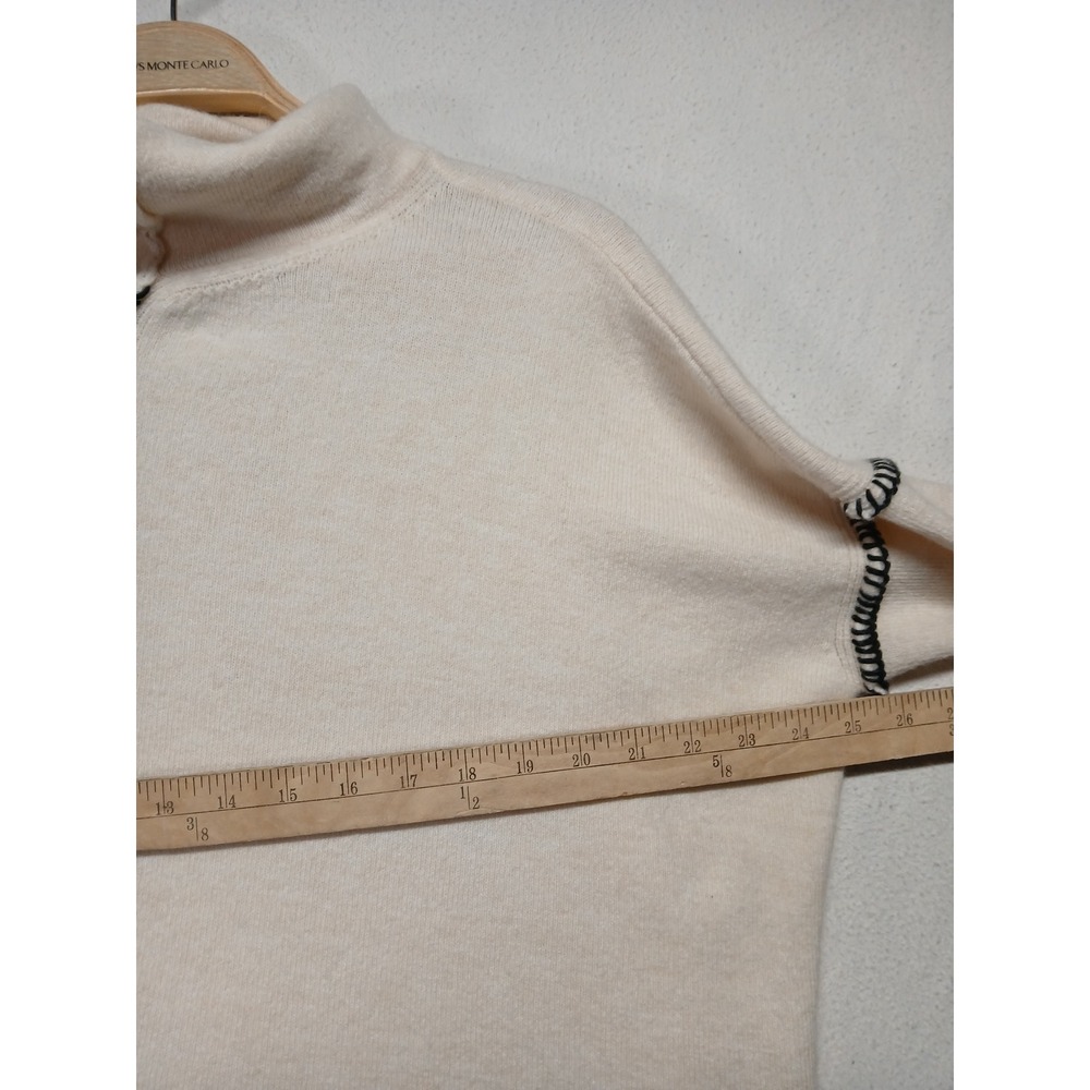 Bke elan asymmetrical Turtleneck sweater small soft quiet luxery - Picture 4 of 9